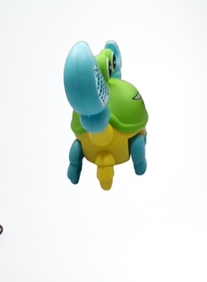 TOHIBEE Crawling Crab Baby Toy, Sensing Interactive Walking Dancing Baby Sensory Toy with Music, Infant Tummy Time Toys, Fun Birthday Gift for Infant Toddler Boy Girl (Green-Yellow, Mini) - Image 5
