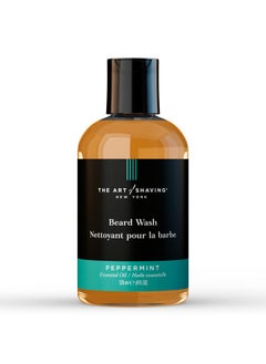 THE ART of SHAVING The Art of Shaving Beard Wash - Leaves Beard Hair Clean & Soft, Removes Dirt, Oil, & Impurities, Peppermint, 4 Fl Oz  - Image 1