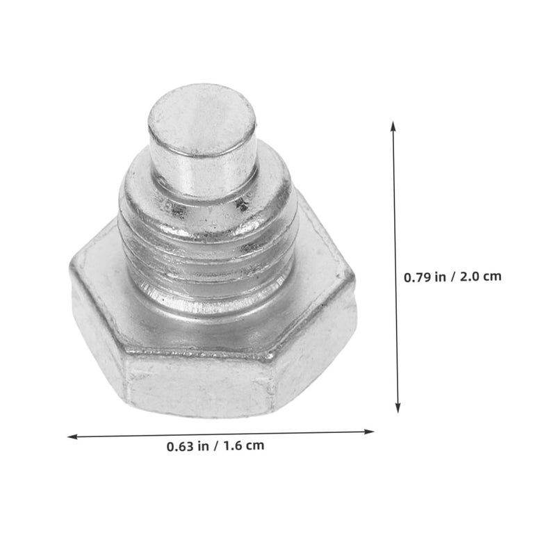 5 Pcs Silver Horizontal Floor Jack Handle Repair Screws Set Saddle Bolts - Image 3