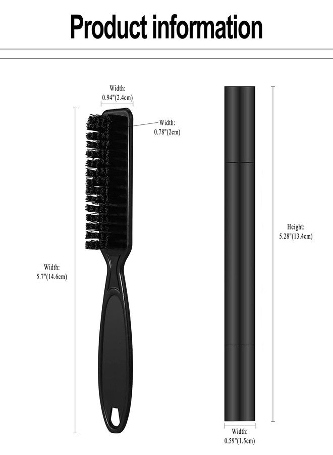 Vtrem Beard Pencil Filler for Men Black 3 Pack Dual Ended Applicator 4 Tip Micro Fork Pointed Tip Stubble Stick Pen With Brush Waterproof Beard Pen and Beard Brush Beard Comb - Image 5