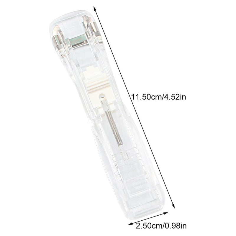 Portable White Desktop Stapler With Paper Clips For Document Organization And Office School Use - Image 3