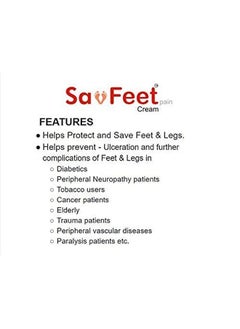 Generic Brahmosmi’S Savfeet Cream For Men & Women'S Burning Feet, Tingling, Numbness, Sore Feet, Dry Itchy Legs, Cracked Heels 50Gm  - Image 4