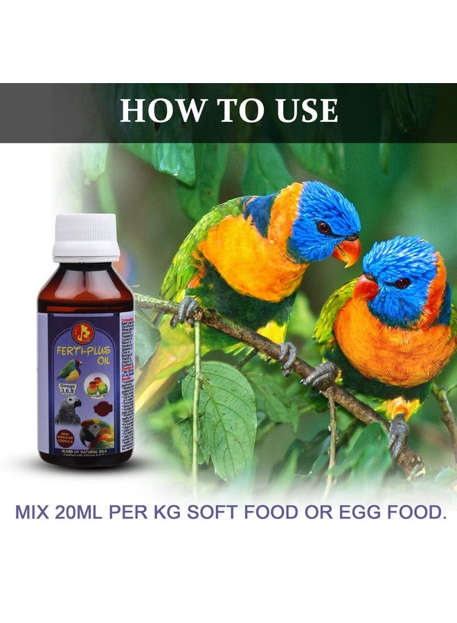 PET (Pci) Ferti-Plus A Blend Of Nature To Provide All Essential Nutrition For Healthy Bird Breeding Healthcare, Pack Of 2 (30Ml X 2) - Image 4
