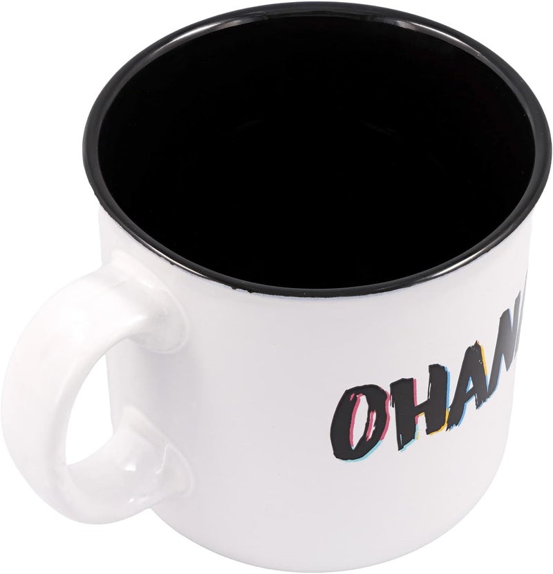 Silver Buffalo Disney Lilo and Stitch Ohana Ceramic Camper-Style Coffee Mug, 20 Oz - Image 4
