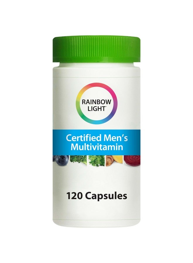 Rainbow Light Rainbow Light Multivitamin for Men, Vitamin C, D & Zinc, Probiotics, Men's Multivitamin Provides High Potency Immune, Heart, & Liver Support, Non-GMO, Vegetarian, 120 Tablets - Image 1