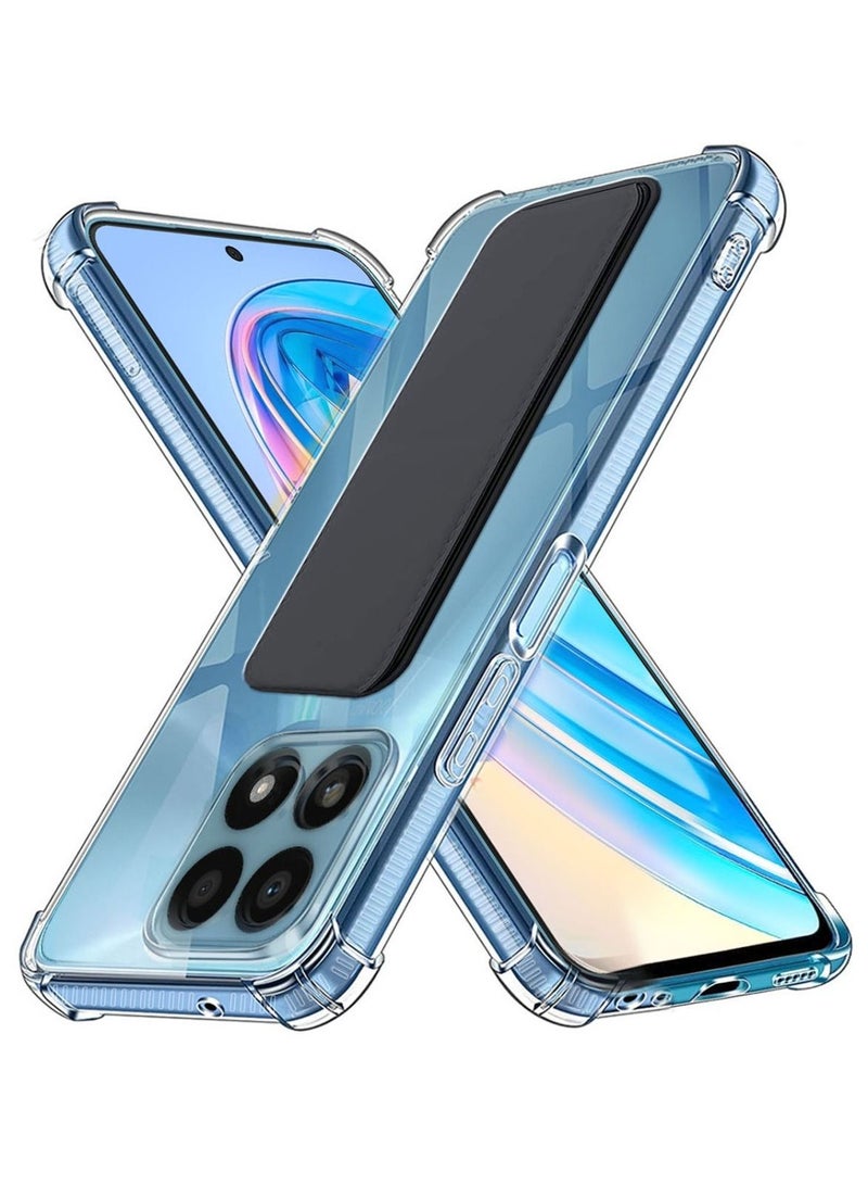 Techie جراب حامل مغناطيسي من Techie مضاد للصدمات مع وسادة هوائية مدمجة من الحديد لهاتف Honor X8a 2023 - Image 1