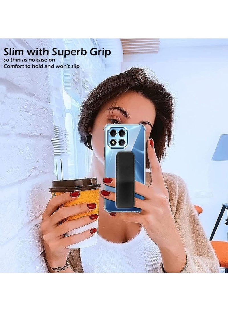 Techie جراب حامل مغناطيسي من Techie مضاد للصدمات مع وسادة هوائية مدمجة من الحديد لهاتف Honor X8a 2023 - Image 4