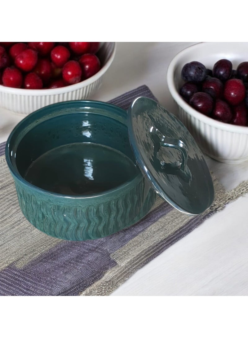 A pottery and porcelain solution that can withstand direct and indirect temperatures, from a flame or inside the oven.