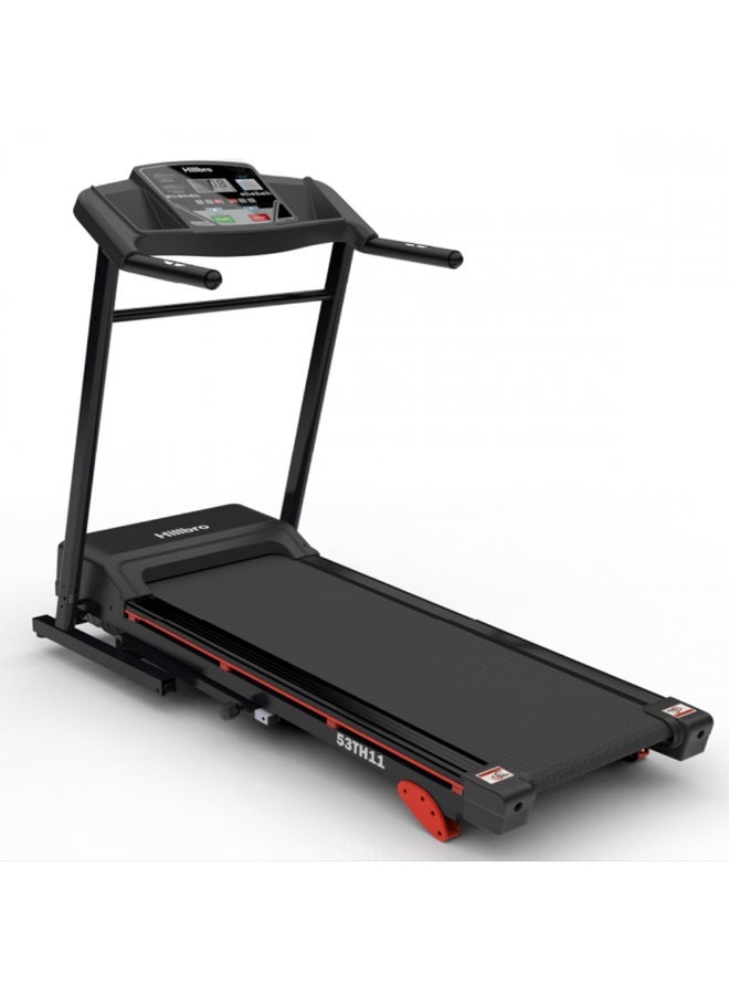 Hillbro 2.0HP Foldable Motorized Treadmill with 3-Level Manual Incline, LCD Display & 110kg Capacity – 2 Years Warranty - Image 1