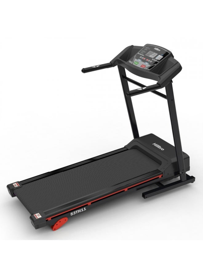 Hillbro 2.0HP Foldable Motorized Treadmill with 3-Level Manual Incline, LCD Display & 110kg Capacity – 2 Years Warranty - Image 2