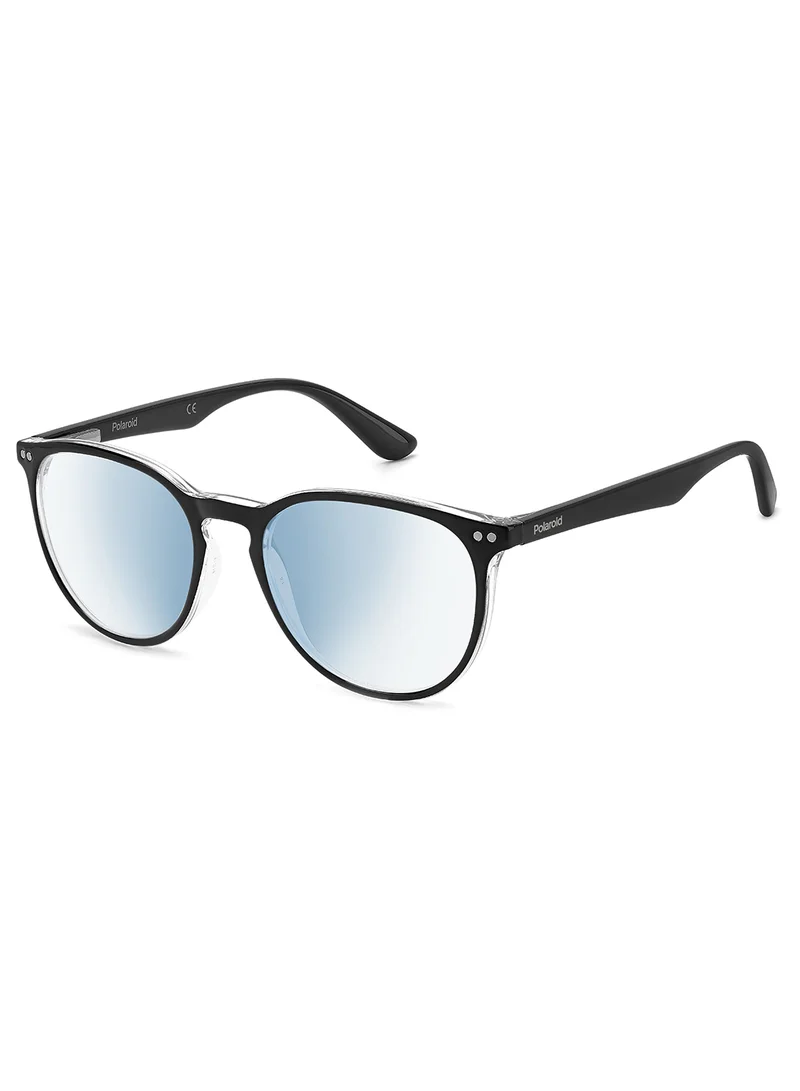Polaroid Unisex Round Reading Glasses - Pld 0028/R/Bb Black Crystal 51 - Lens Size: 51 Mm