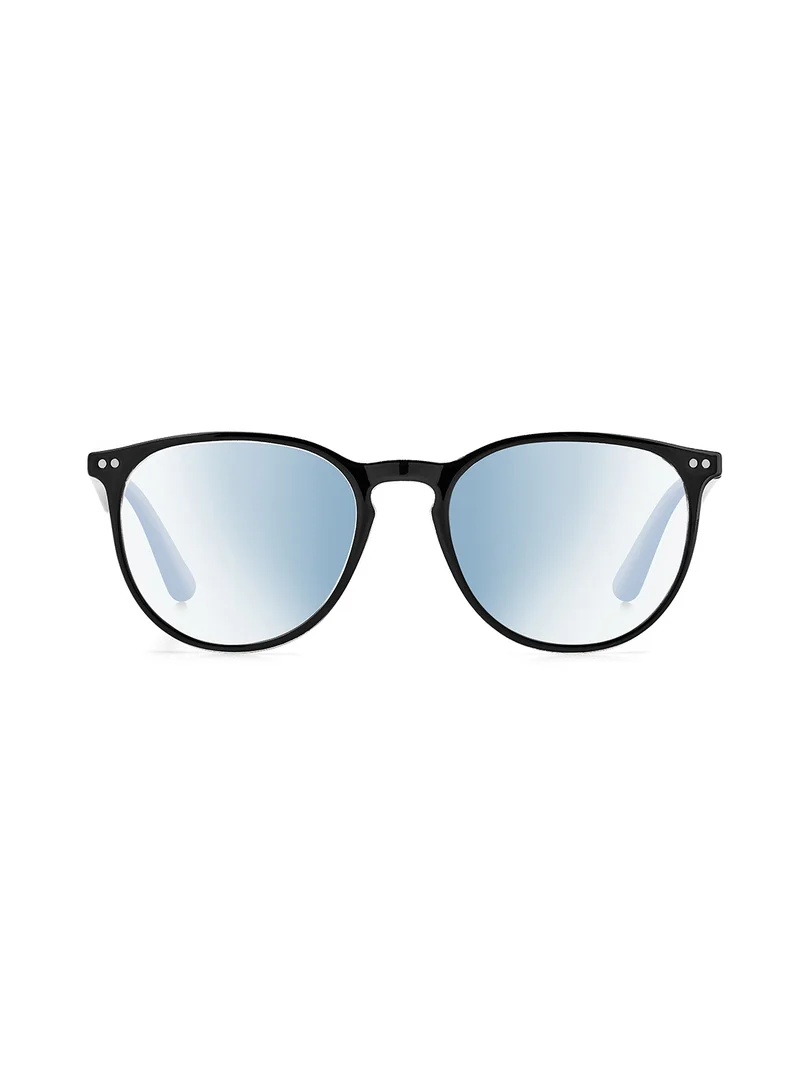 Polaroid Unisex Round Reading Glasses - Pld 0028/R/Bb Black Crystal 51 - Lens Size: 51 Mm
