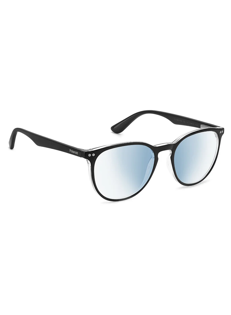 Polaroid Unisex Round Reading Glasses - Pld 0028/R/Bb Black Crystal 51 - Lens Size: 51 Mm