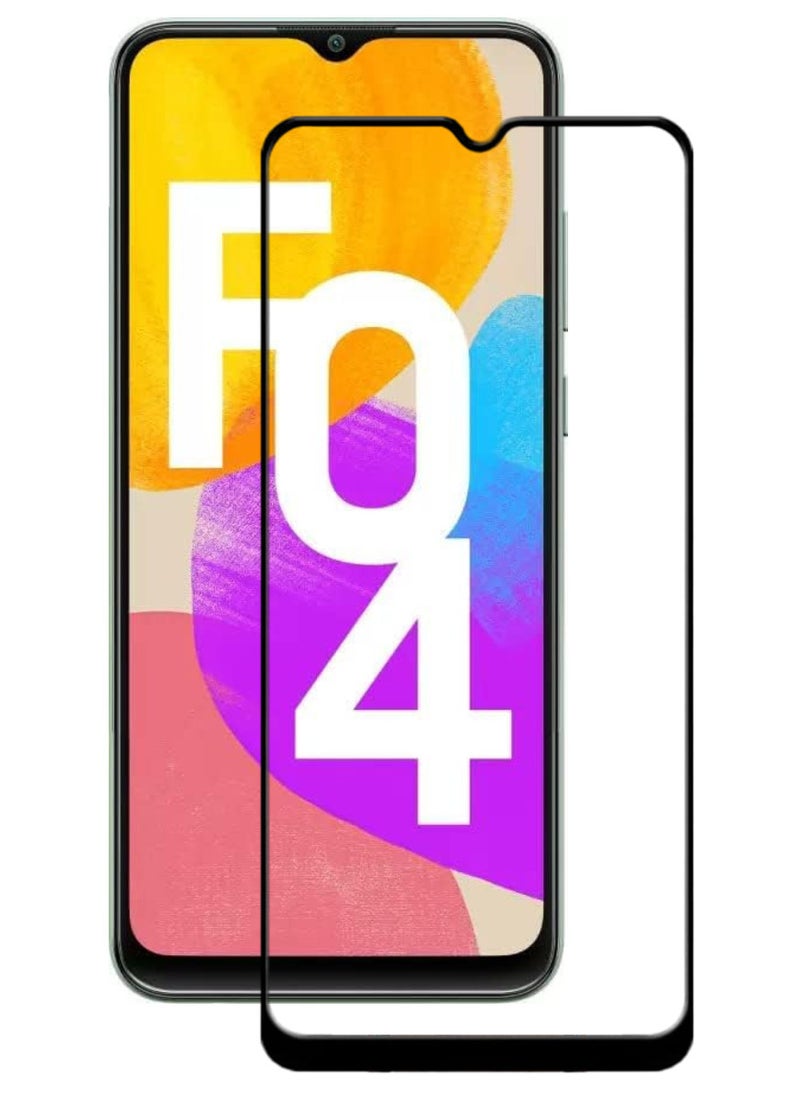 ACLIX Antistatic ESD Dustproof Premium Quality High Definition Tempered Glass Screen Protector Designed For Samsung Galaxy F04 - Image 1