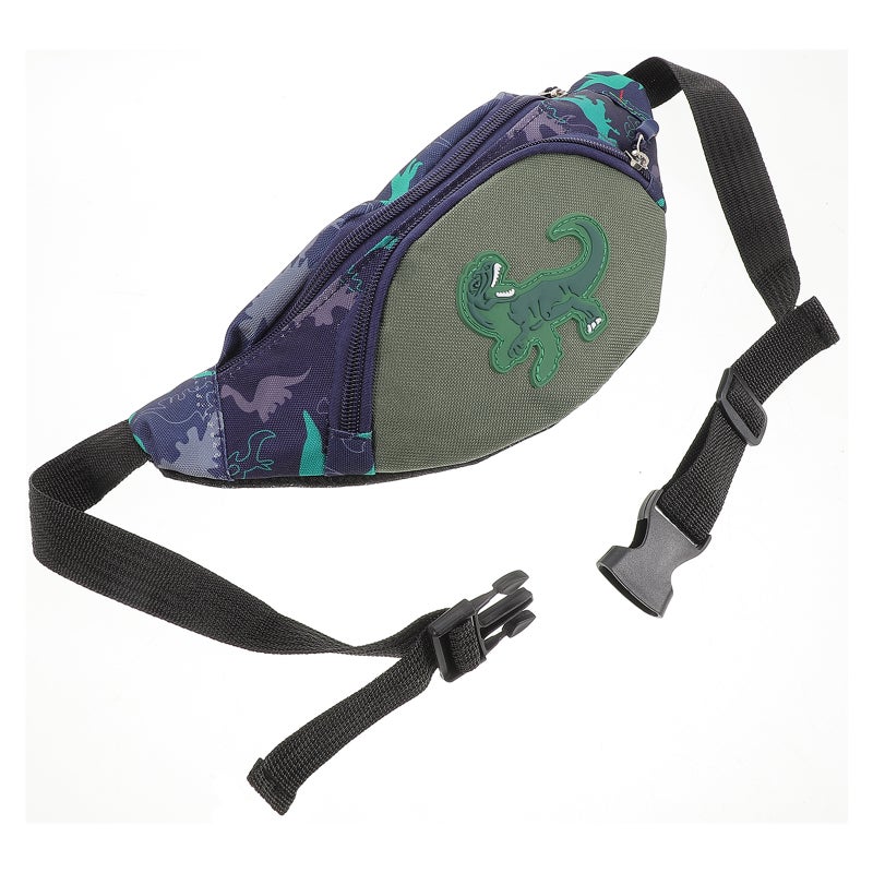 Kids Waist Packs Cartoon Dinosaur Fanny Pack Crossbody Chest Bum Belt Bag For Toddler Boys Girls For Trip Picnic Hiking Camping Sports - Image 1