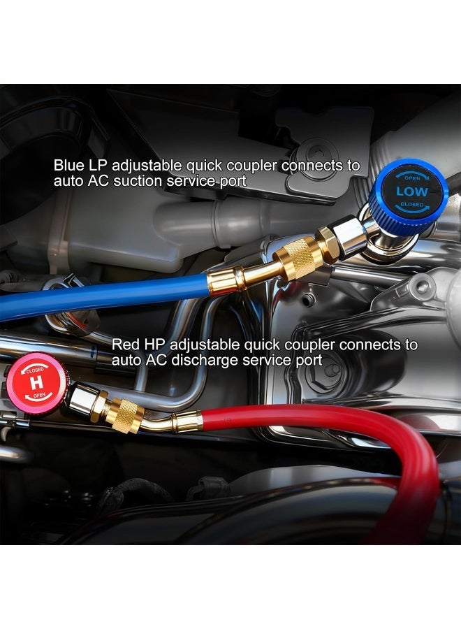 DEFAONS Quick Coupler 4240 for Auto A/C System, High Quality Low Side R134A Refrigerant Adapter Connector, Snap Lock Air Conditioning Service Coupler for Car AC Charging and Maintenance - Image 3