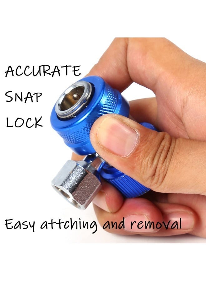 DEFAONS Quick Coupler 4240 for Auto A/C System, High Quality Low Side R134A Refrigerant Adapter Connector, Snap Lock Air Conditioning Service Coupler for Car AC Charging and Maintenance - Image 4