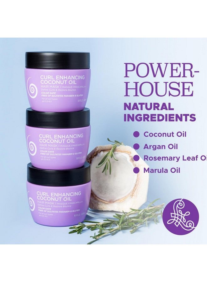 لوسيتا قناع لوسيتا للشعر المجعد، 16.9 أونصة، يُنعم ويُرطب، يُعالج بعمق، مضاد للتجعد، يُصلح أطراف الشعر المتقصفة للشعر المموج - Image 4