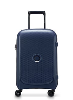 DELSEY Paris Belmont+ 55cm Hardcase 4 Double Wheel Non-Expandable Cabin Luggage Trolley Blue  - Image 1
