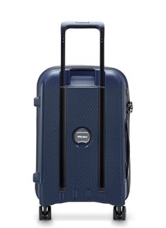 DELSEY Paris Belmont+ 55cm Hardcase 4 Double Wheel Non-Expandable Cabin Luggage Trolley Blue  - Image 4