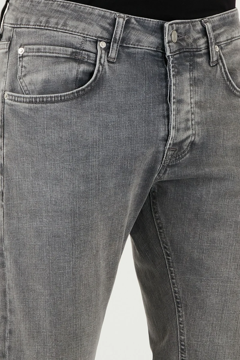 بوراتي Stretch Cotton Slim Fit Normal Waist Skinny Leg Jeans Men's Jeans 1124S59NAPOLI