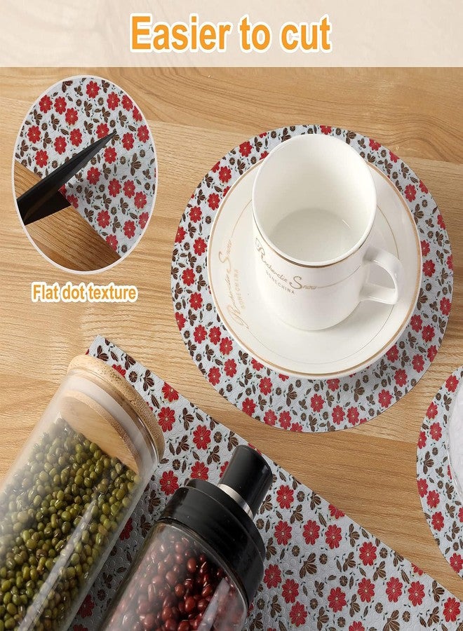 Vocal Store Kitchen Drawer/Cabinet Shelf Mat|PVC Material|Adjustable Size 5 Meter Roll, Red - MDOJ2-P079-5 - Image 4