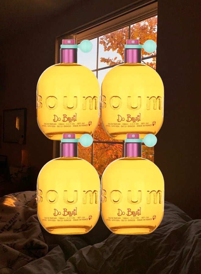 Boum 4 Pieces Boum Do Brasil Perfume 100ml EDP - Image 1