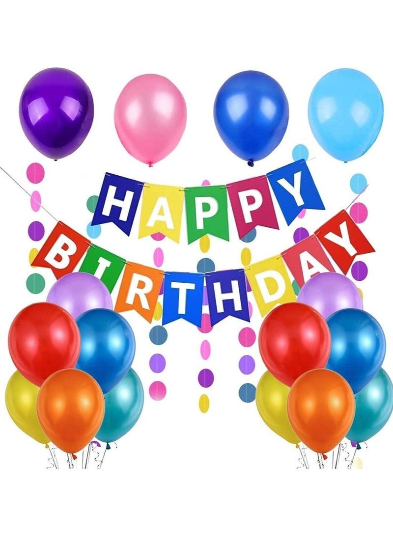 AMM Multicolor Latex Balloons - Pack of 100, 12 Inch Size I Rainbow Theme Decorations I Baby Shower, Engagement, Weddings, Proms | Birthday Rainbow Decorations Supplies - Image 3