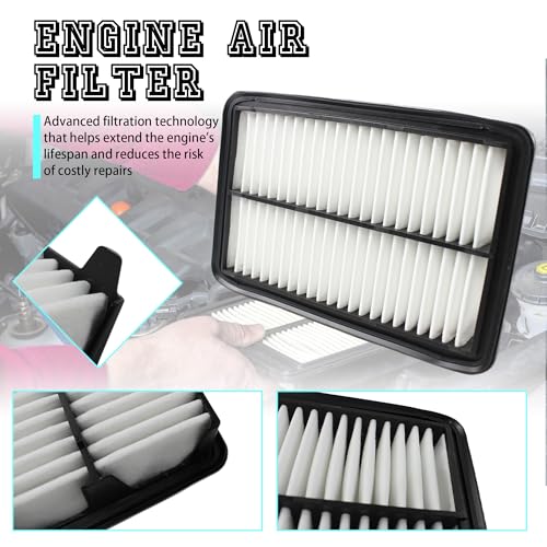 YzusGomumu Engine Air Filter Compatible with 2023 2024 Honda Accord Hybrid 20L Honda CRV Hybrid 20L Replaces 172206MAJ01 LX3763 WA10124 - Image 3