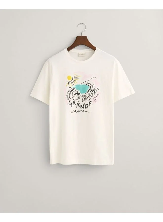 GANT  Gant Printed T-Shirt for Women | Best Price UAE