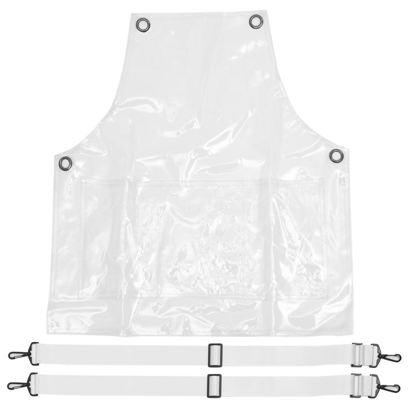 Unisex Barber Apron with Strap Adjustment for Restaurant Gardening Baking Needs - Image 1