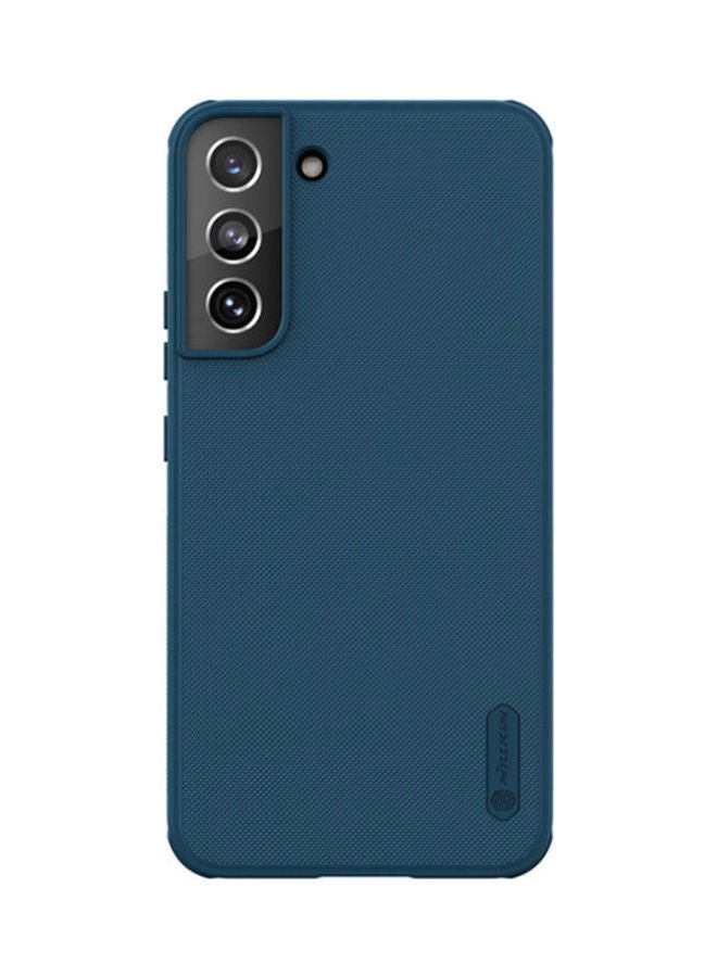 Matte Frosted Polycarbonate Phone Case with Sleek Gradient Blue Finish for Samsung Galaxy S22 Plus Users Seeking Trendy Minimalist Style