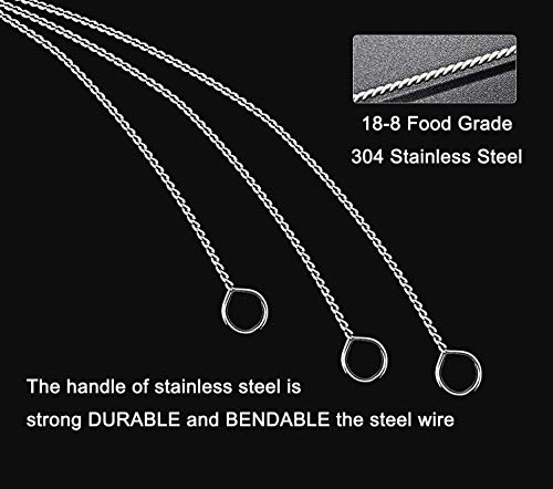 AFUUFA Straw Cleaner Brush for Stanley Extra Long 12 inch, Extra Wide 12mm diam for 40/30/20 oz Stanley Mug, Nylon Bristles and Stainless Steel Handle Straw Brush for 40 oz Stanley(10 PCS) - Image 5