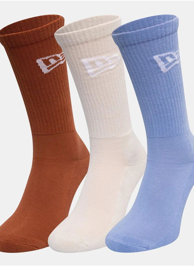 NEW ERA Flag Logo Crew Socks (3 Pairs)