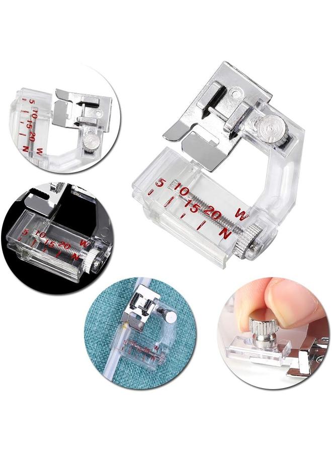 yongsheng Fabric Bias Tape Makers Kit with Sewing Awl, Positioning Pin, Adjustable Binder Clip,Wooden Awl,Foot Press -Practical Bias Tape Maker Set  - Image 5