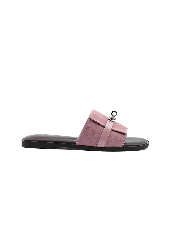 كابلي Flat Sandal – Deep Neutral Comfort
