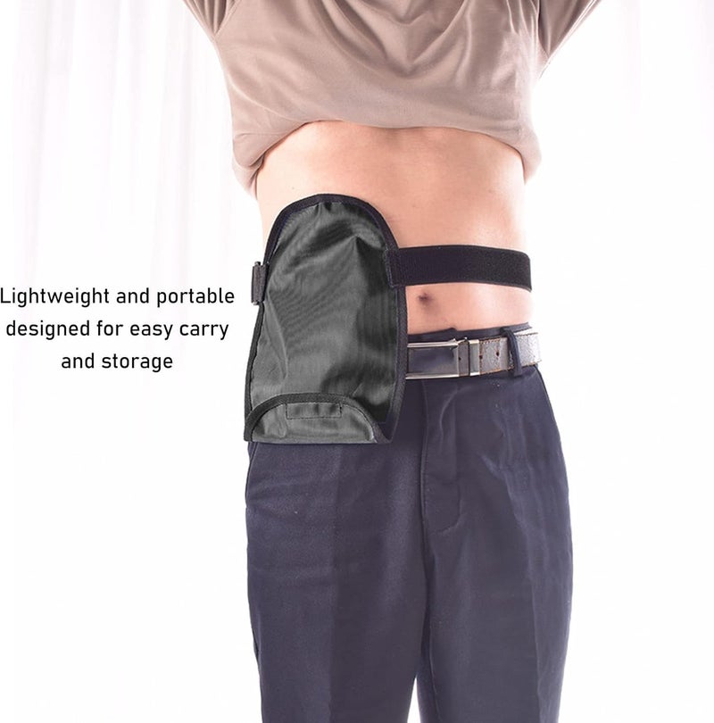 klarako Ostomy Bag with Elastic Band, Waterproof Ostomy Cover Bag, Prevents Bag Falling Off, for Ostomy Appliance (Black) - Image 3