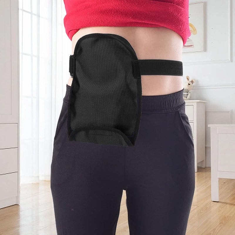 klarako Ostomy Bag with Elastic Band, Waterproof Ostomy Cover Bag, Prevents Bag Falling Off, for Ostomy Appliance (Black) - Image 4