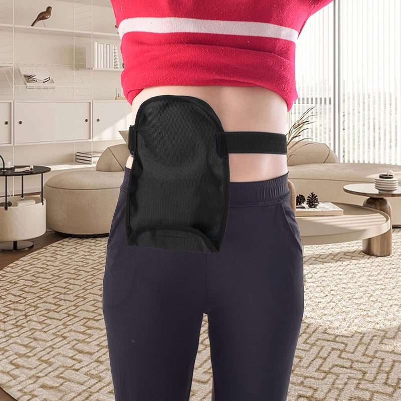 klarako Ostomy Bag with Elastic Band, Waterproof Ostomy Cover Bag, Prevents Bag Falling Off, for Ostomy Appliance (Black) - Image 5