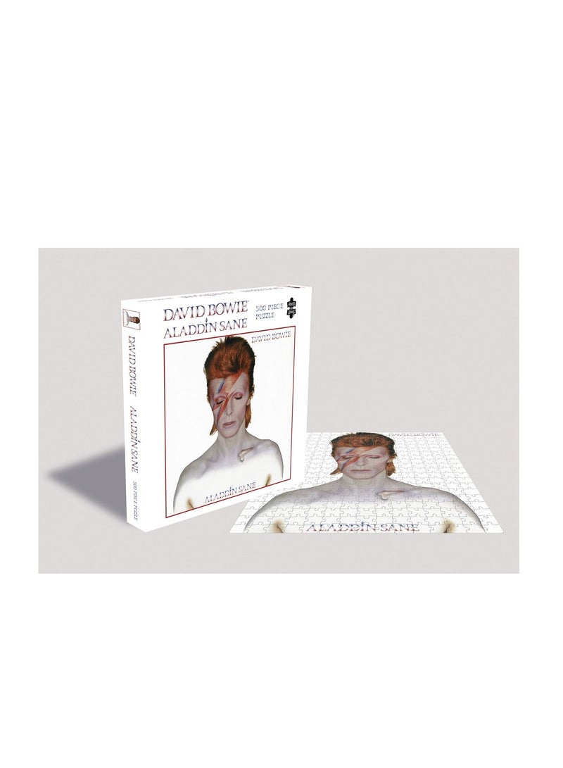 ROCK SAWS David Bowie Aladdin Sane (500 Piece Jigsaw Puzzle)