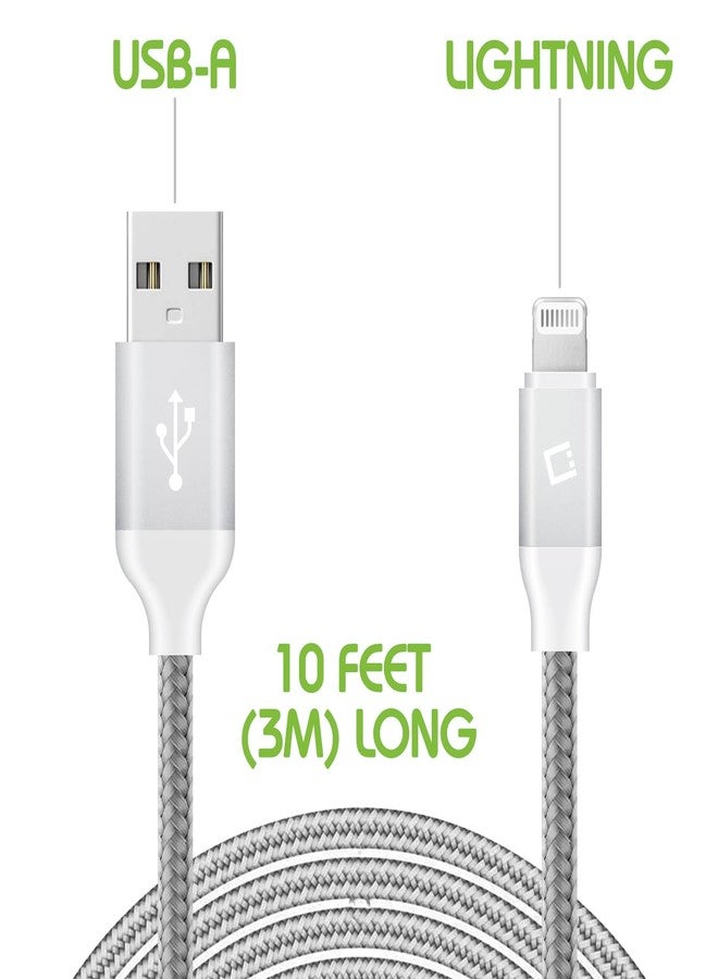Cellet Heavy-Duty Nylon Braided Lightning Cable - 10FT (Apple MFi Certified) - Image 5