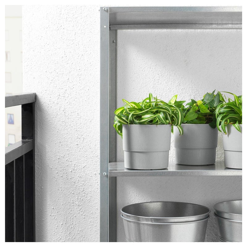 Baitique Concrete-Look Plant Pot, In/Outdoor Grey, 12 cm - Image 4