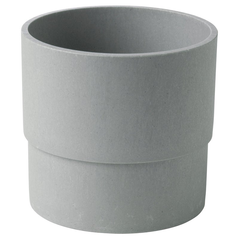 Baitique Concrete-Look Plant Pot, In/Outdoor Grey, 12 cm - Image 1