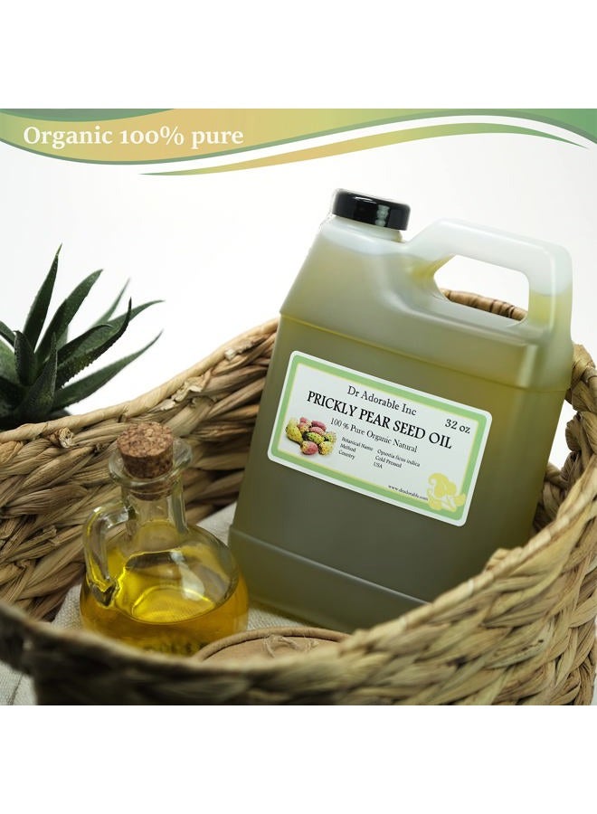 Dr. Adorable 32 oz - Prickly Pear Seed Oil - 100% Pure Natural Organic Cold Pressed - Image 2