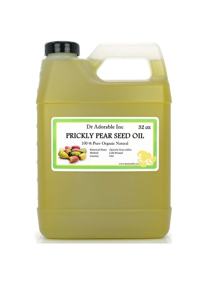 Dr. Adorable 32 oz - Prickly Pear Seed Oil - 100% Pure Natural Organic Cold Pressed - Image 1