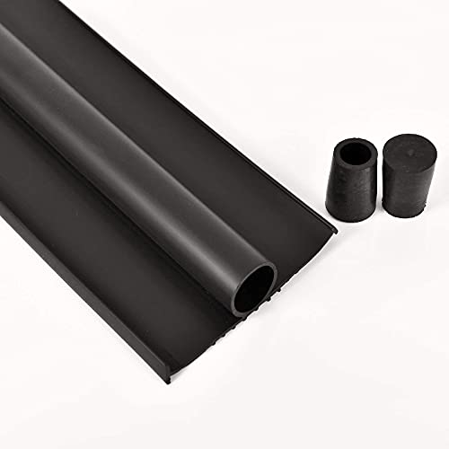 BOWSEN Garage Door Bottom Seals Weatherproof Weather Stripping Threshold Buffering Sealing High Performance EPDM Rubber Resistance Gasket Black 5/16 Inch T-End, 16FT Long - Image 3