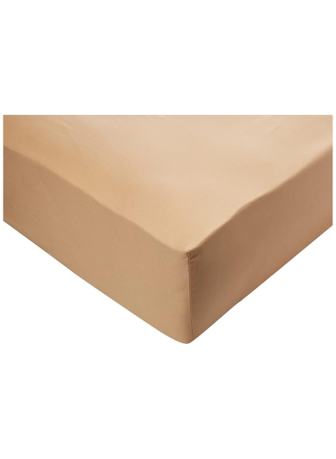 آي بيد هوم طقم ملاءات فاخرة مكون من قطعتين من القطن بكثافة 300 خيط، مقاس مفرد، كتان - Image 1