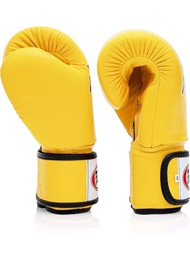 Fairtex BGV1 Boxing Gloves 14oz – Yellow - Image 3