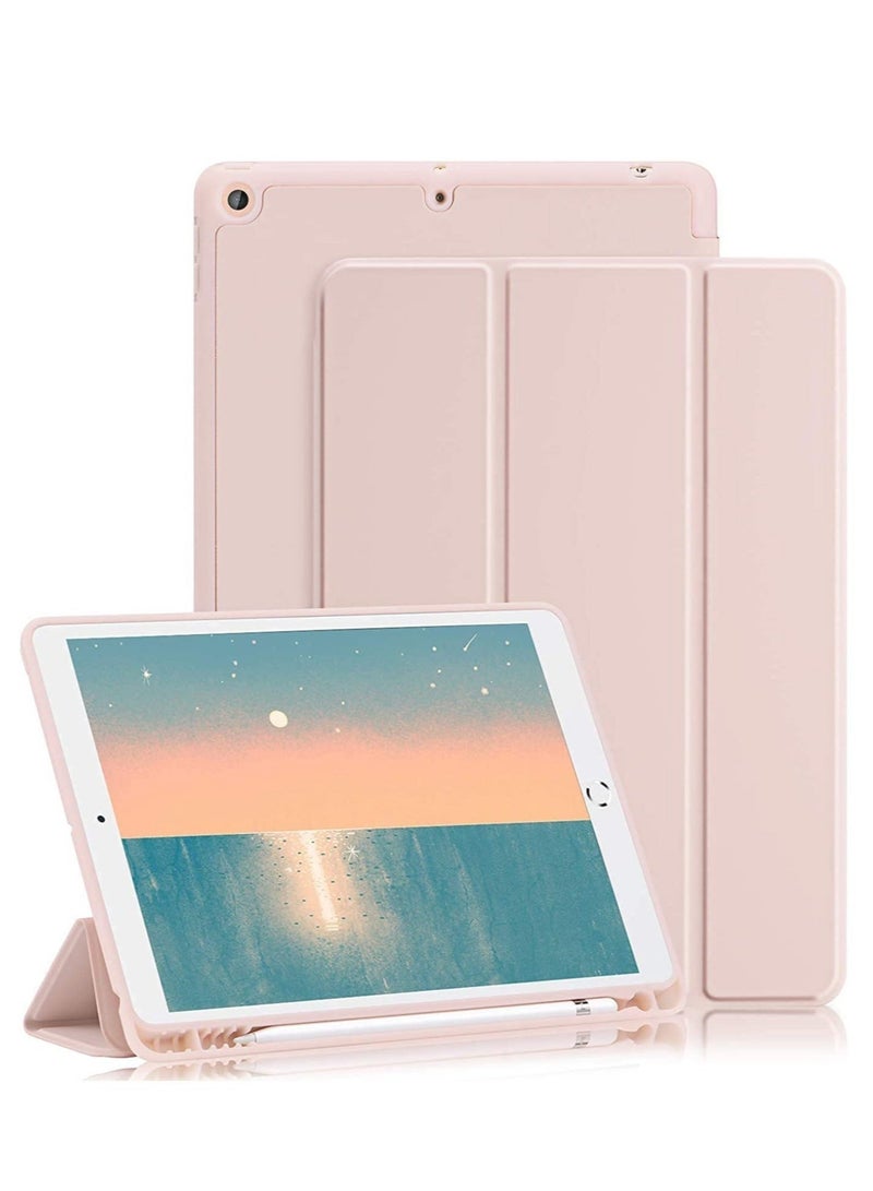 Raxoom iPad 6th Generation Case, iPad 5th Generation Case with Pencil Holder, Premium Folio Folding Stand Smart Auto Wake/Sleep Protective Tablet Case Cover for Apple iPad 9.7 Inch 2018/2017 - Image 1