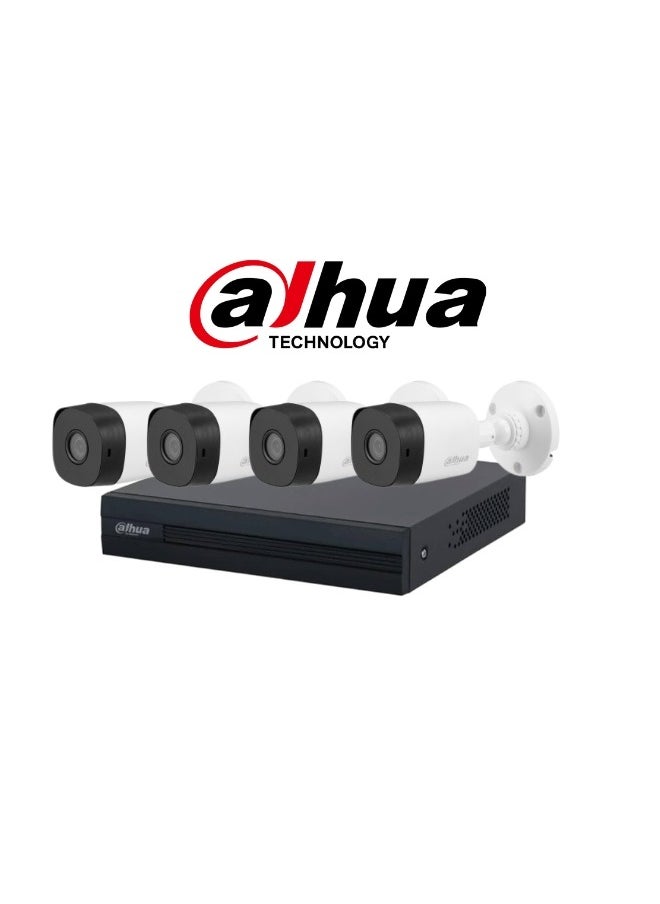 داهوا - مجموعة كاميرا DAHUA الخارجية التناظرية 1080P- رؤية ليلية / تطبيق iOS Android للهاتف المحمول - Image 1